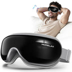 Morelax Eye Massager with Heat & Bluetooth Music, Birthday Gifts for Women, Reduce Eye Strain, Headache Relief and Improve Sleep