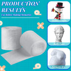 48 Rolls Cast Padding Soft Undercast Gauze Bandage Roll Cotton Wraps Cast Padding Use with Plaster Cloth Gauze Bandage for Body