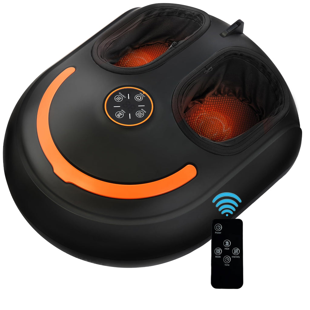 Wedpun Foot Massager with Heat Shiatsu Foot Massager with Remote Deep Kneading Relief for Tired Electric Feet Massage Machine fo