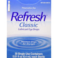 l Allergan Refresh Lubricant Eye Drops For Mild To Moderate Dry Eye, Single Use - 30 Ea