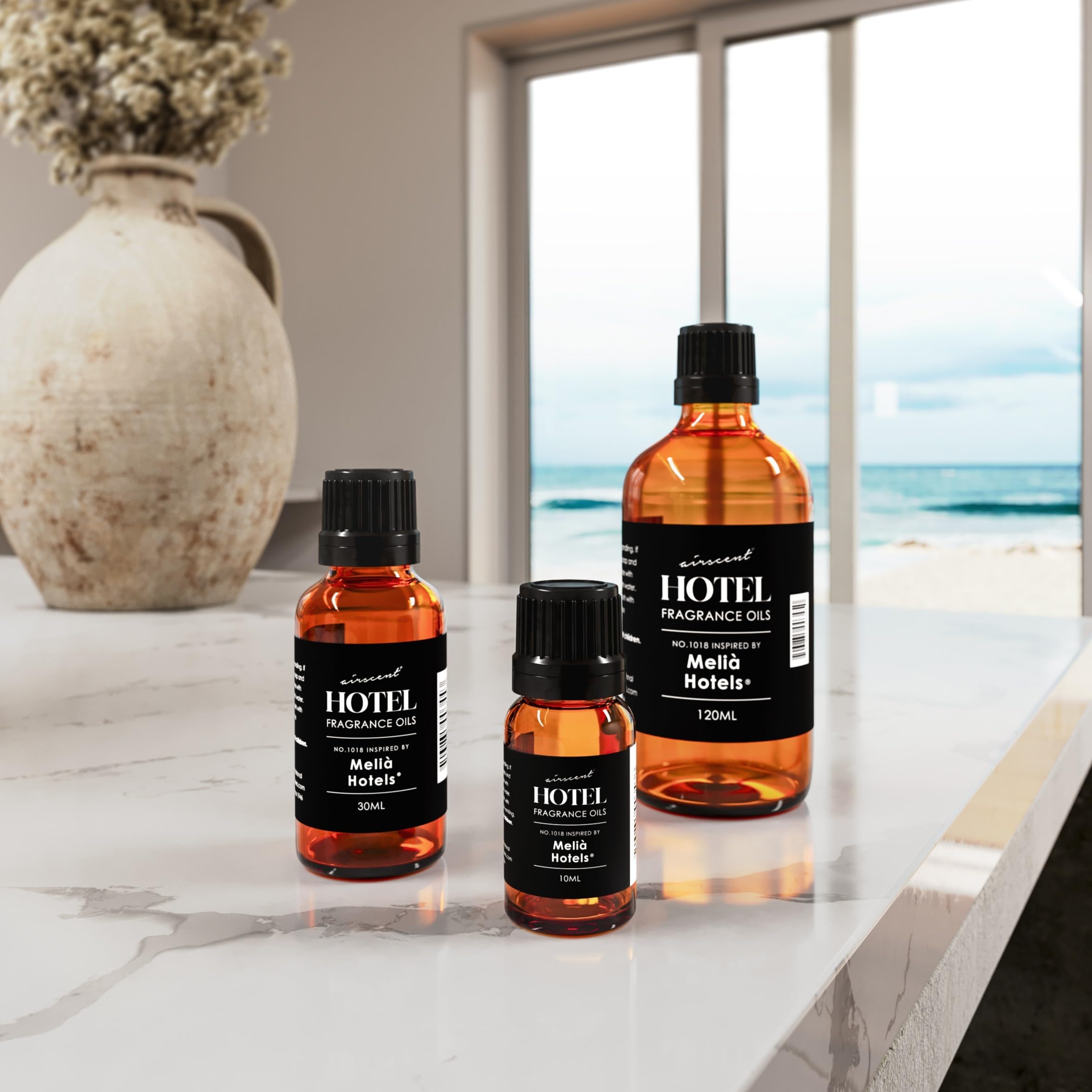 AirScent Hotel Diffuser Oil Inspired by The Melia Signature Hotel Scent - Fragrance Oil No. 1018 for Ultrasonic and Waterless Di