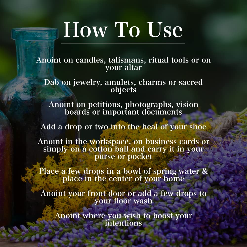 Blockbuster Oil 1/2 oz | Handmade with Herbs & Essential Oils | Road Opener & Removing Obstacles Rituals | Hoodoo Voodoo Wicca P