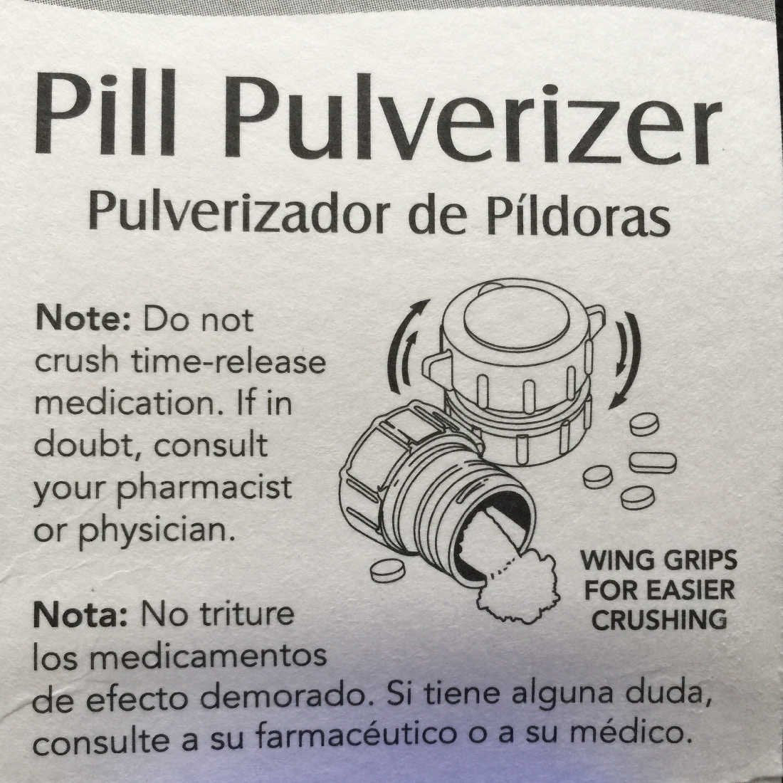 Apex Pill Pulverizer