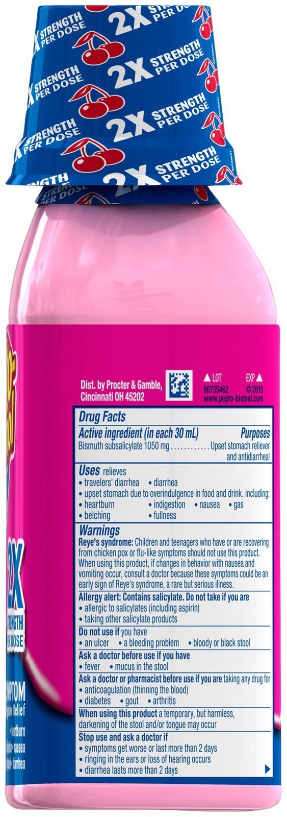 Pepto-Bismol Max Strength Liquid-Cherry-12oz