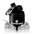 Eargasm High Fidelity Earplugs with Transparent Filters - Reusable Noise Reduction Hearing Protection Ear-Plugs with Carrying Ca