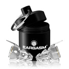 Eargasm High Fidelity Earplugs with Transparent Filters - Reusable Noise Reduction Hearing Protection Ear-Plugs with Carrying Ca