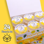 Hand Pop Travel Hand Wipes – 24 Single-Use Alcohol-Free Wet Wipes, Individually Wrapped, Lemon or Fresh Scent, Perfect for Travel, Work & Everyday Use