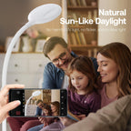 Aoife Sunlight Light Therapy Floor Lamp with 15000 Lux Daylight 10 Color Temperature and 10 Brightness Natural Sun Light Remote