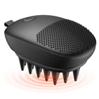 EKZ Sonic Vibrating Scalp Massager Shampoo Brush: Electric Silicone Hair Scrubber for Deep Scalp Clean, Dandruff Removal, Exfoli