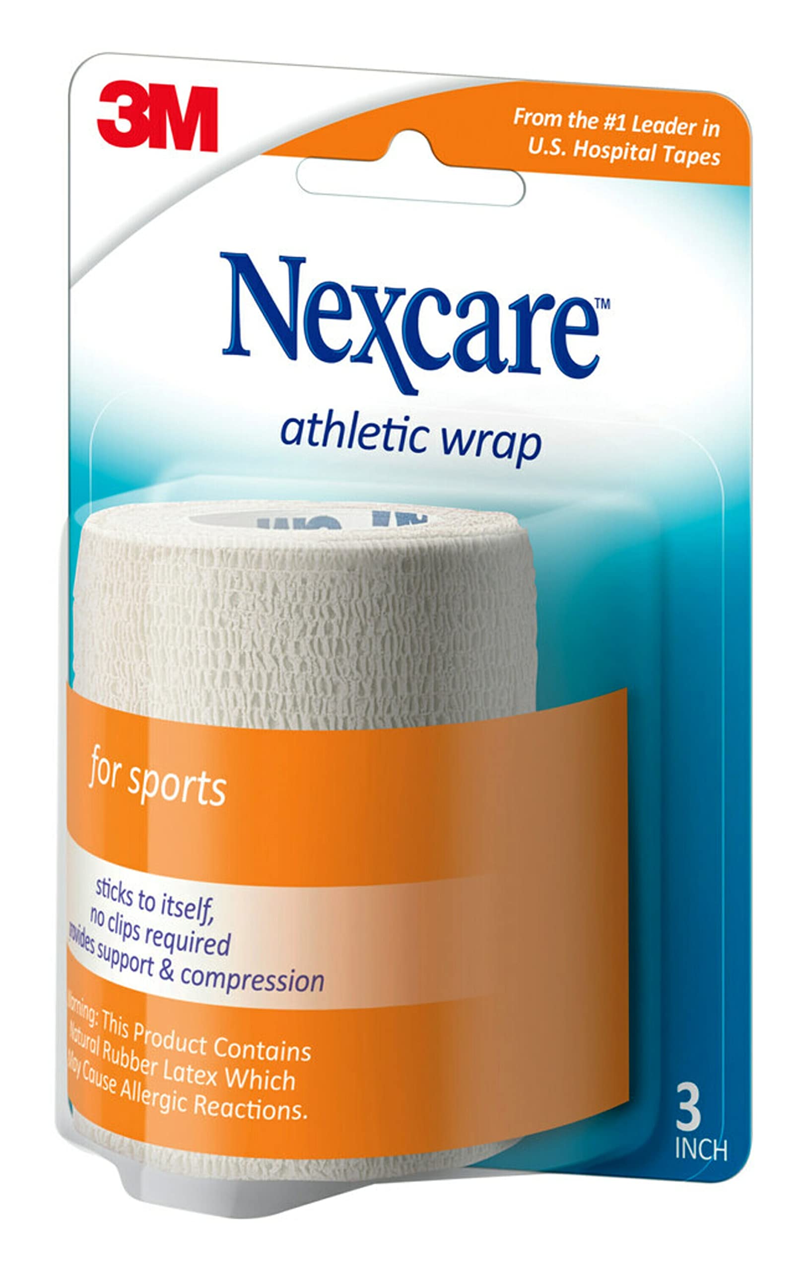 3M 1584 Health Care Coban Self-Adherent Wrap, Elastic, 5 yd. Length, 4 Width, Tan, Pack of 18