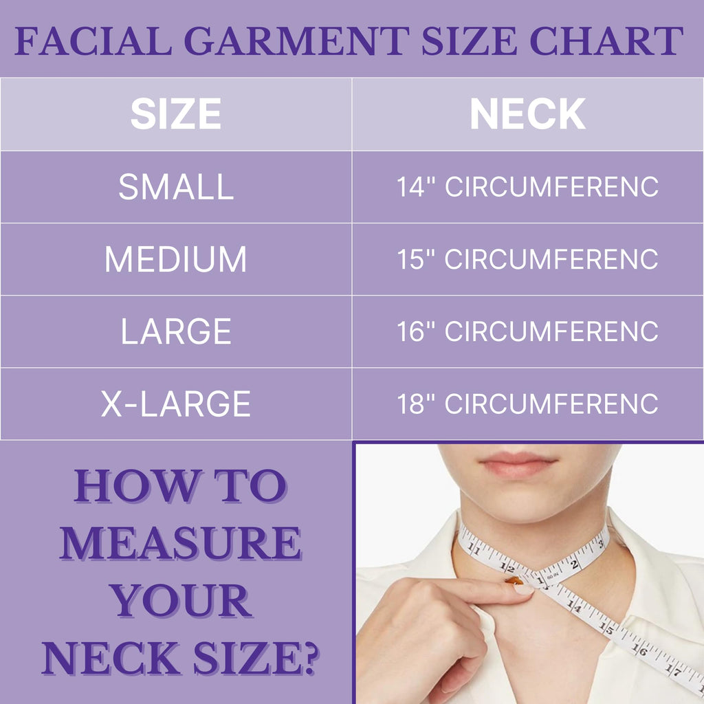 ContourMD Face and Chin Compression Garment - Chin Strap for Women and Men, Post-Surgical Jaw and Neck Compression Garment for T