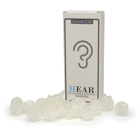 EQUADOSE Ear Wax Removal Tips by SafeFlush, Compatible with HEAR Irrigation Kit, 20-Pack Disposable Moldable Tips for Effective 