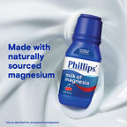 Phillips Milk of Magnesia Liquid Laxative, Wild Cherry Flavor, Stimulant Free, Cramp Free Relief of Occasional Constipation*, Ef