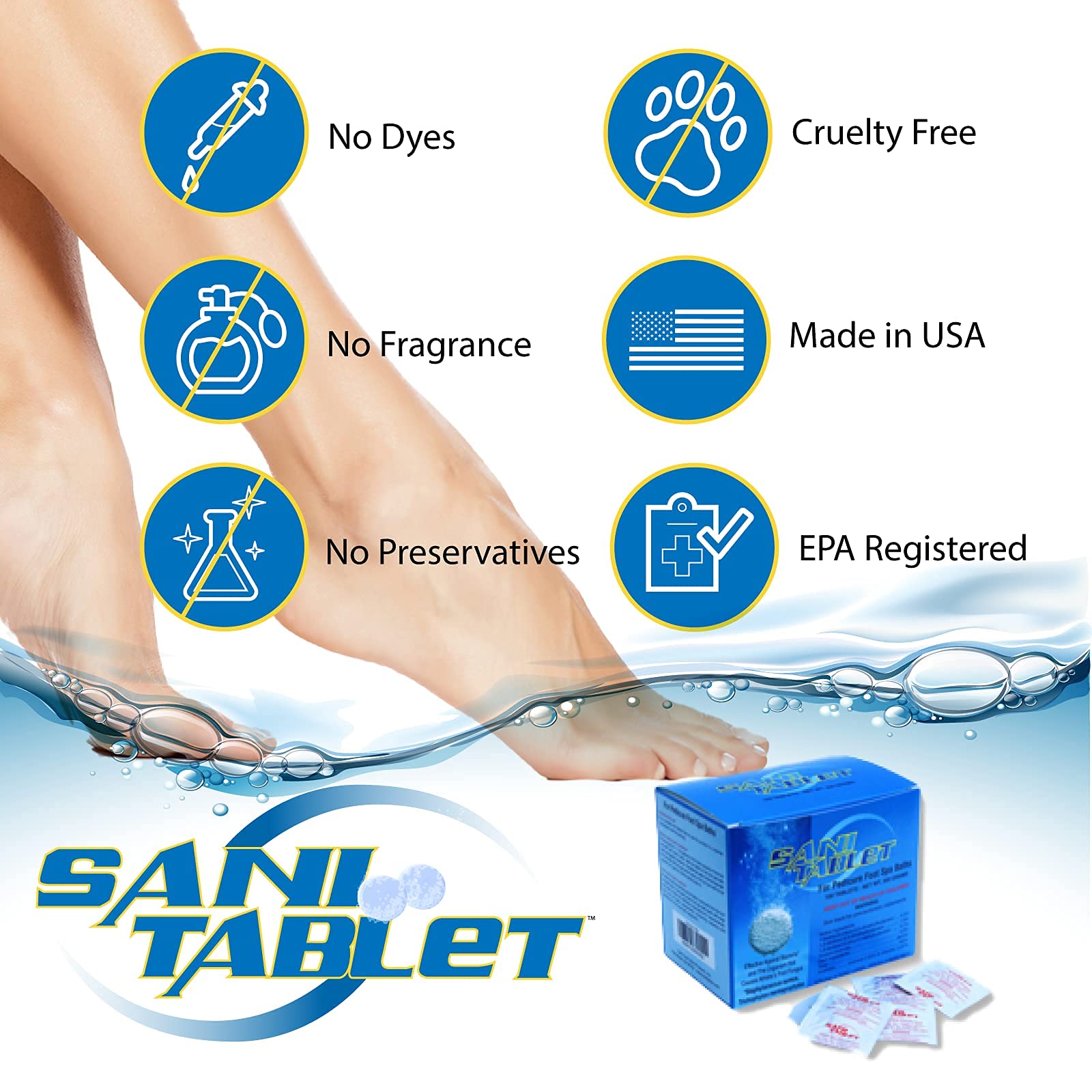 SANI CARE Sani-Tablet 100 Tablets (Model: SAN0100) by Sanicare