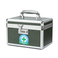 Medication Lock Box with Combination, Lockable Medicine Storage Box, Empty First Aid Box, Security Lock Box, Medical Organizer, 