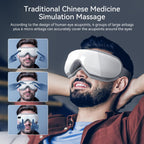 prabensei Eye Massager, Rechargeable Eye Mask with Compression & Music, Electric Sleep Mask for Relieve Puffy, Dark Circles, Eye
