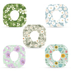 25pcs Adhesive Patches for Dexcom G7, Spring Flowers Print Glucose Overpatches CGM Sensor Cover Waterproof Breathable Monitor Ov