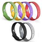BuggyBands Mosquito Repellent Bracelets, 6 Pack Silicone Mosquito Repellent Bands with DEET Free, Natural & Waterproof Bug Wrist