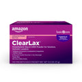 Amazon Basic Care ClearLax Polyethylene Glycol 3350 Powder for Solution, Osmotic Laxative, Softens Stool, Relieves Occasional Co