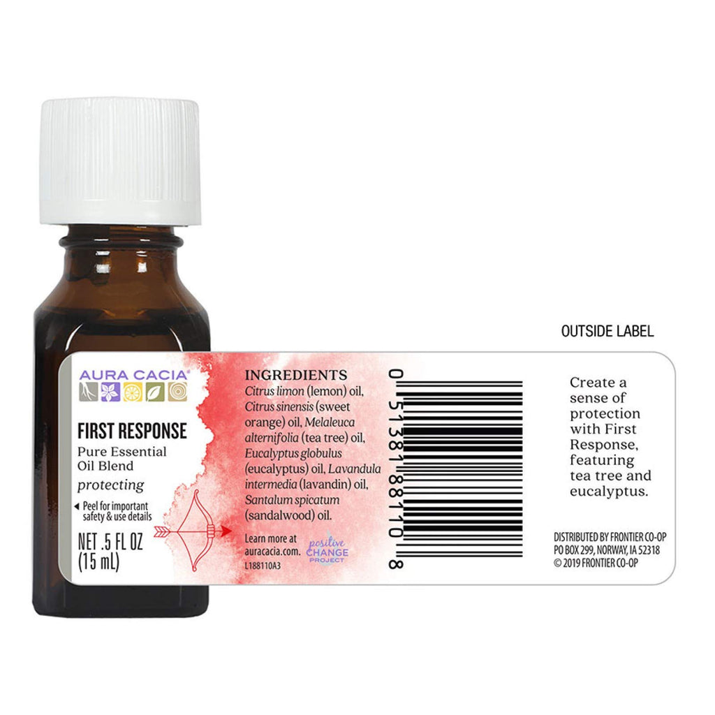 Aura Cacia Essential Solutions Oil Blend, First Response, 0.5 fluid ounce
