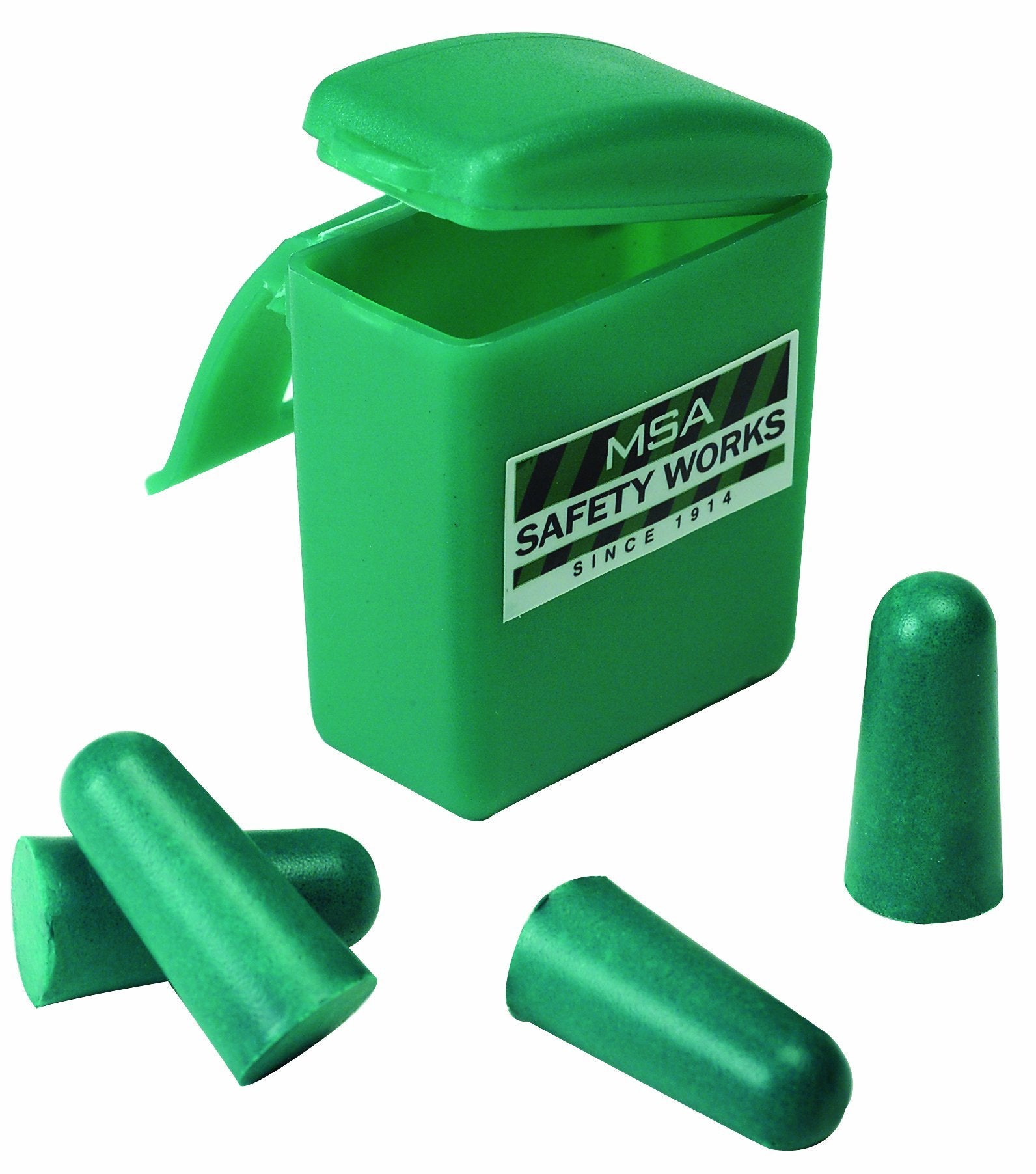 Safety Works 818074 Foam Ear Plugs with Case, 2-Pair