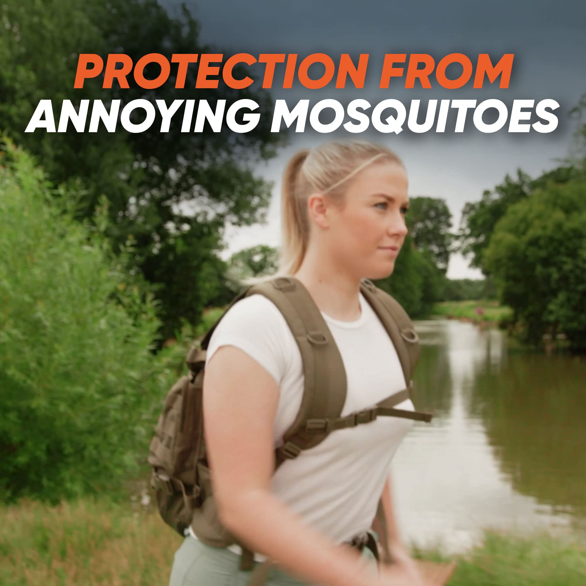 OFF! Deep Woods Sportsmen Insect Repellent Aerosol, Bug Spray Containing 30% Deet, Protects Against Mosquitoes, 6 Oz, 4 Count