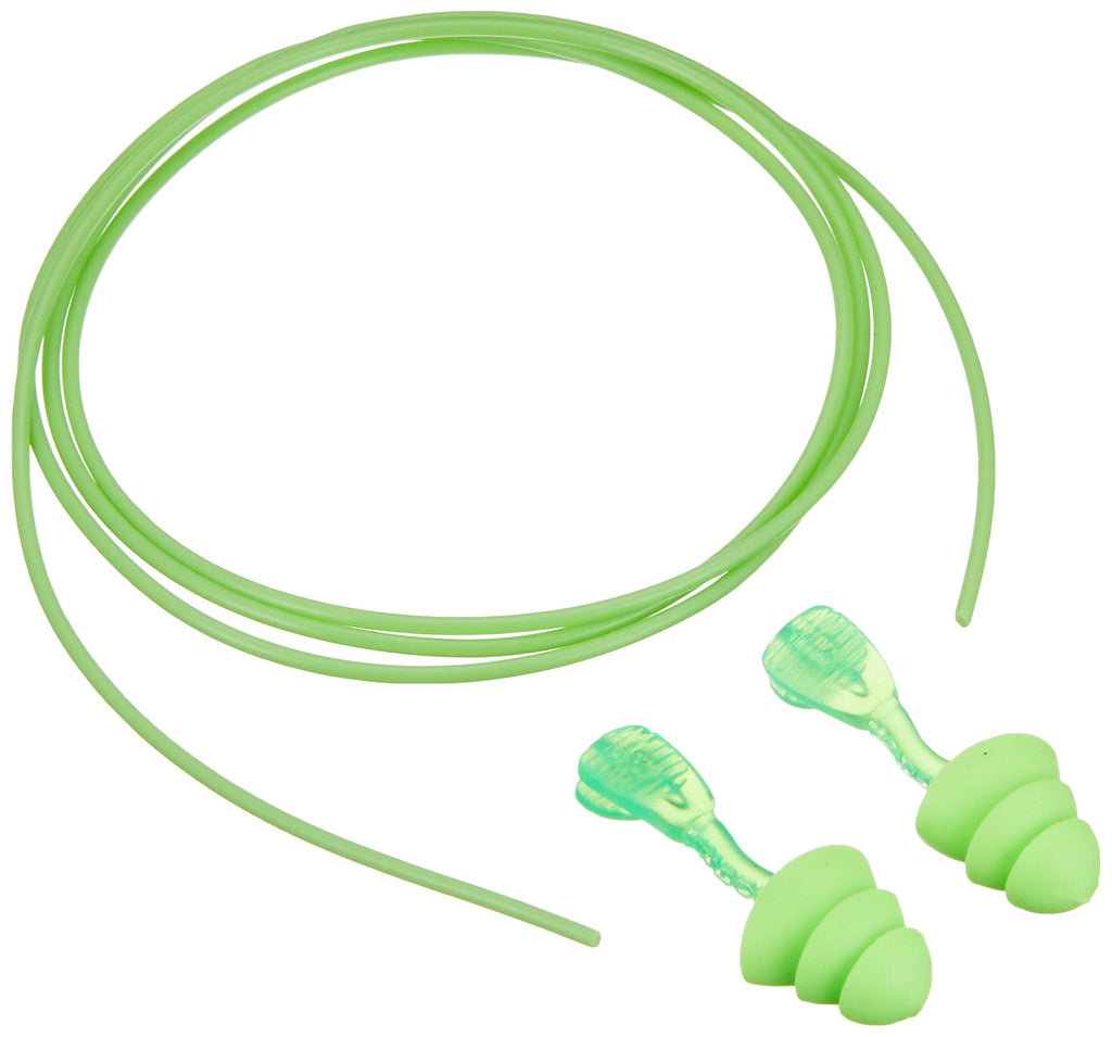 Moldex Glide Trio Flanged TPE Thermoplastic Elastomer Corded Earplug (Model: 6445)