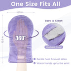 SuzziPad Heated Gloves for Fatigue Soothing, Microwavable Glove for Women to Reduce Discomfort, Washable Hands Warmers, Hand Hea