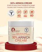 e70 Arnica Cream - Vitamin K Cream to Remove Bruises & Soothe Sore Muscles & Joints with 30% Arnica Montana, Hyaluronic Acid & L