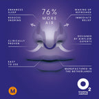 AIRMAX Nasal Dilator for Breathing - 76% More Airflow - Anti snoring Devices - Nostril Opener - Congestion Relief and snoring So