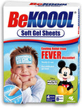 BeKoool Soft Gel Sheets for Kids, White, 4 Count (Pack of 12)