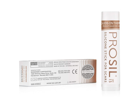 Pro-Sil SPF (Pro-Sil Sport) Patented Silicone Scar Treatment Stick w/Sunscreen (SPF 15) - Clinically Proven to Reduce the Appear