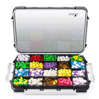 Fullicon Extra Large Pill Organizer with Moisture Proof Design, Travel Jumbo Pill Box with 20 Compartment, Supplement Organizer 