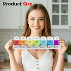 Odaro Extra Large Weekly Pill Organizer, XL Pill Box 7 Day Am Pm, Jumbo Medicine Organizer 2 Times A Day to Hold Daily Medicine