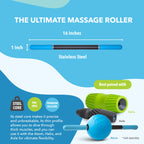 RAD Rod Mini Massage Roller Stick - Myofascial Release Roller for Legs, Shoulders, Neck, Back, Arm - Muscle Roller for Athletes