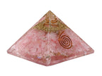 Amazing Gemstone Large Rose Quartz Orgonite Pyramid | Pink Crystal Pyramid | Organ Pyramids Positive Energy Healing