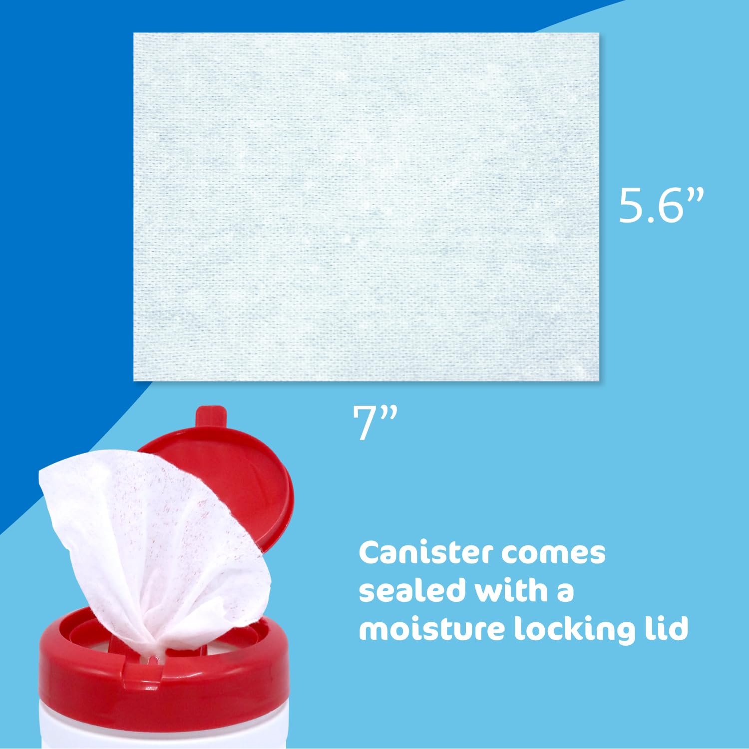 Pharma-C 70% Isopropyl Alcohol Wipes [6 pack - 40ct Canisters] - Bulk IPA First Aid Antiseptic Wound Cleaner with Moisture Lock