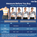 REVIX Shoulder Heating Pad Microwavable for Rotator Cuff Discomfort Relief, Moist Heating Pads Microwavable with Adjustable Stra