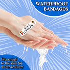 60pcs Jesus Bandages, 2.83x0.75in Jesus Loves You Waterproof PE Adhesive Bandage for Minor Wound Care, Comfortable Hypoallergeni