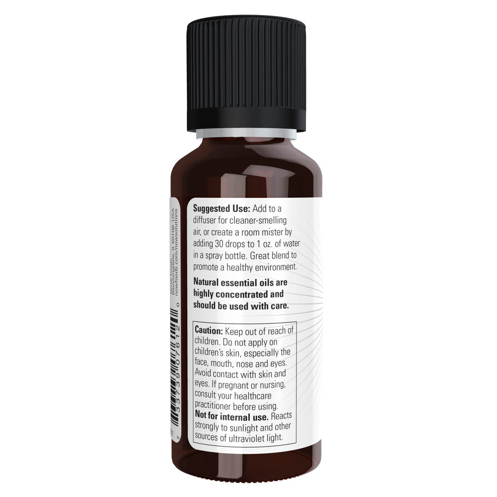 NOW Essential Oils, Natures Shield, Energizing Aromatherapy Scent, Blend of Pure Essential Oils, Vegan, Child Resistant Cap, 1-