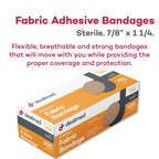 Dealmed Flexible Fabric Oval Spot Adhesive Bandages - 100 Count (3 Pack) Non-Stick Pad, Latex Free, Wound Care for First Aid Kit