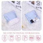 DGAZ Silk Sanitary Napkin Storage Bag, Period Bag for Teen Aged Girls, Portable Period Bag for Panty Liners/Menstrual Cup/Small