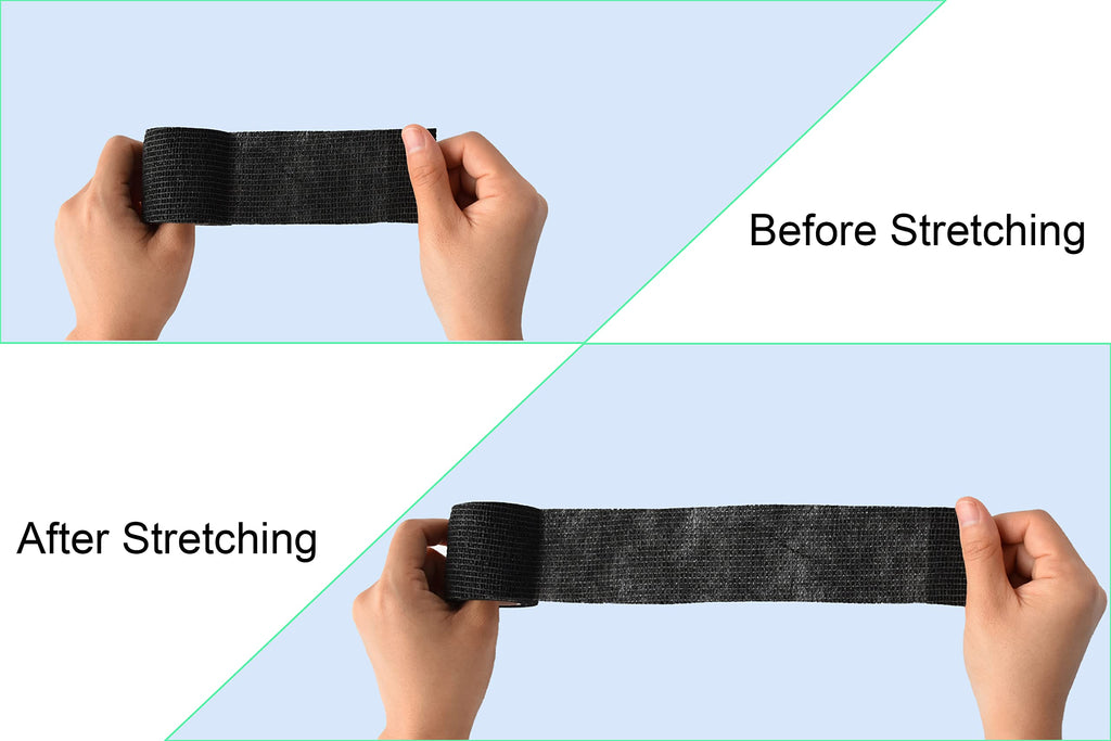FEILIBAY 15 Pack Cohesive Wrap 2 Inch x 5 Yards Self Adherent Vet Tape for Pets, Elastic Self Adhesive Bandage Wrap for Sports,