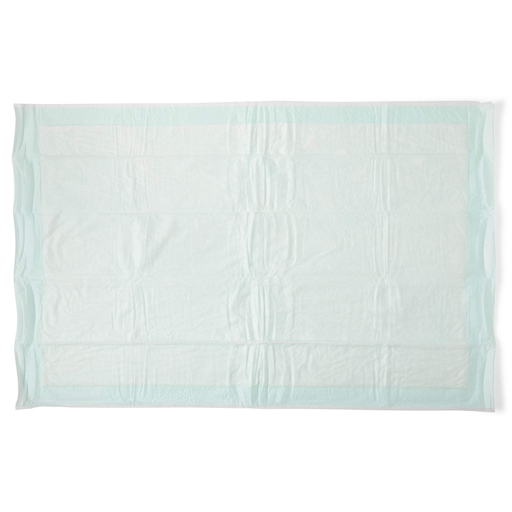 Medline Heavy Absorbency 23 x 36 Fluff and Polymer Disposable Underpads, 150 Per Case, Great for Protecting Beds, Furniture, Sur