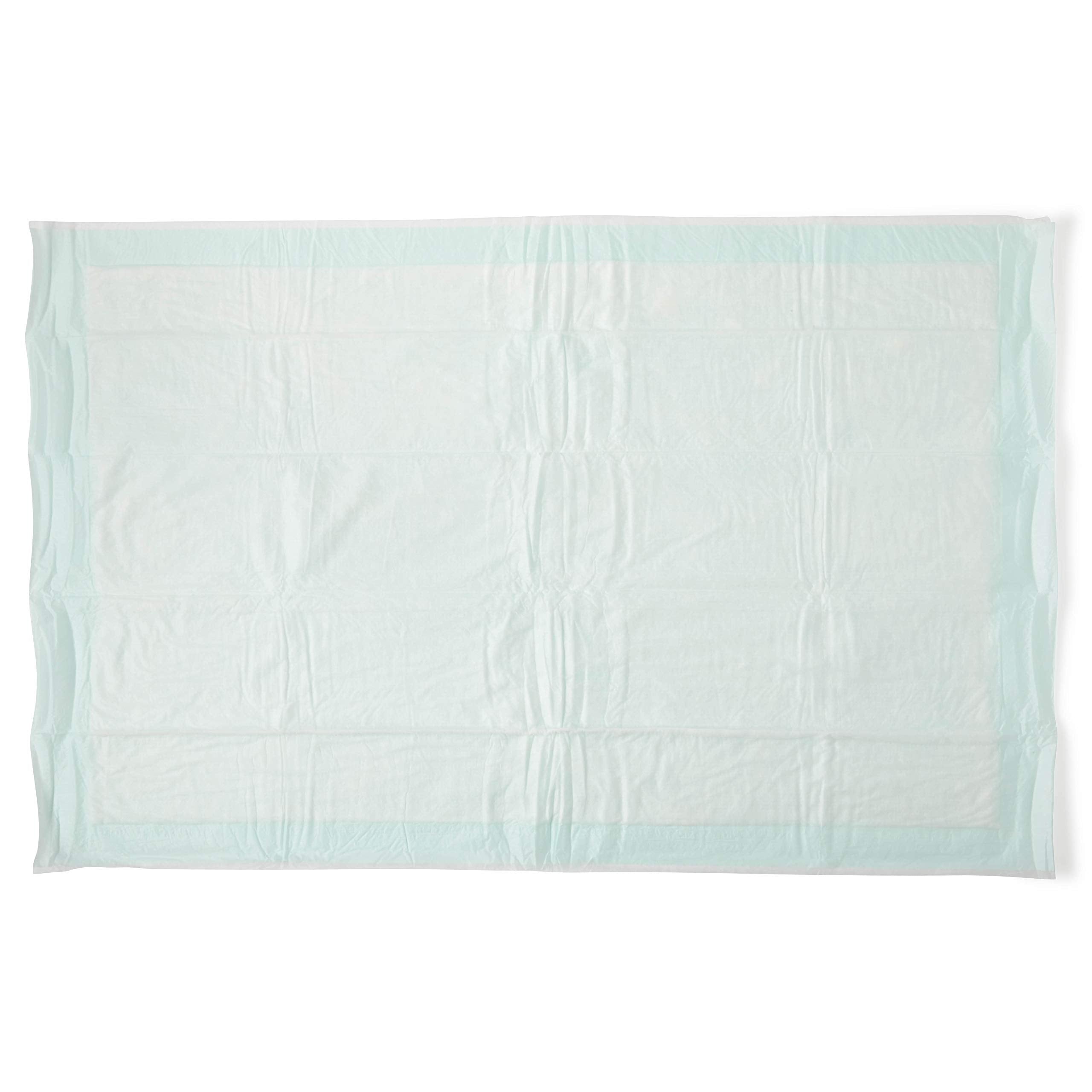 Medline Heavy Absorbency 23 x 36 Fluff and Polymer Disposable Underpads, 150 Per Case, Great for Protecting Beds, Furniture, Sur