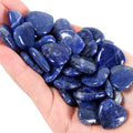 QINJIEJIE 20 PCS Sodalite Heart Crystals Natural Healing Crystal Polished Pocket Stones Mini Cute Palm Love Gemstones Set Bulk W