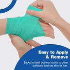 AZEN 8 Pack Self Adhesive Bandage Wrap, 2 X 5 Yards Elastic Cohesive Bandage Wrap, Color Athletic Tape, Vet Wrap, Ankle Tape, Ta