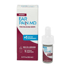Ear Pain MD - Pain Relieving Drops with 4% Lidocaine | Ear Ache Pain Relief | Doctor Recommended | Fast-Acting | Temporary Pain 