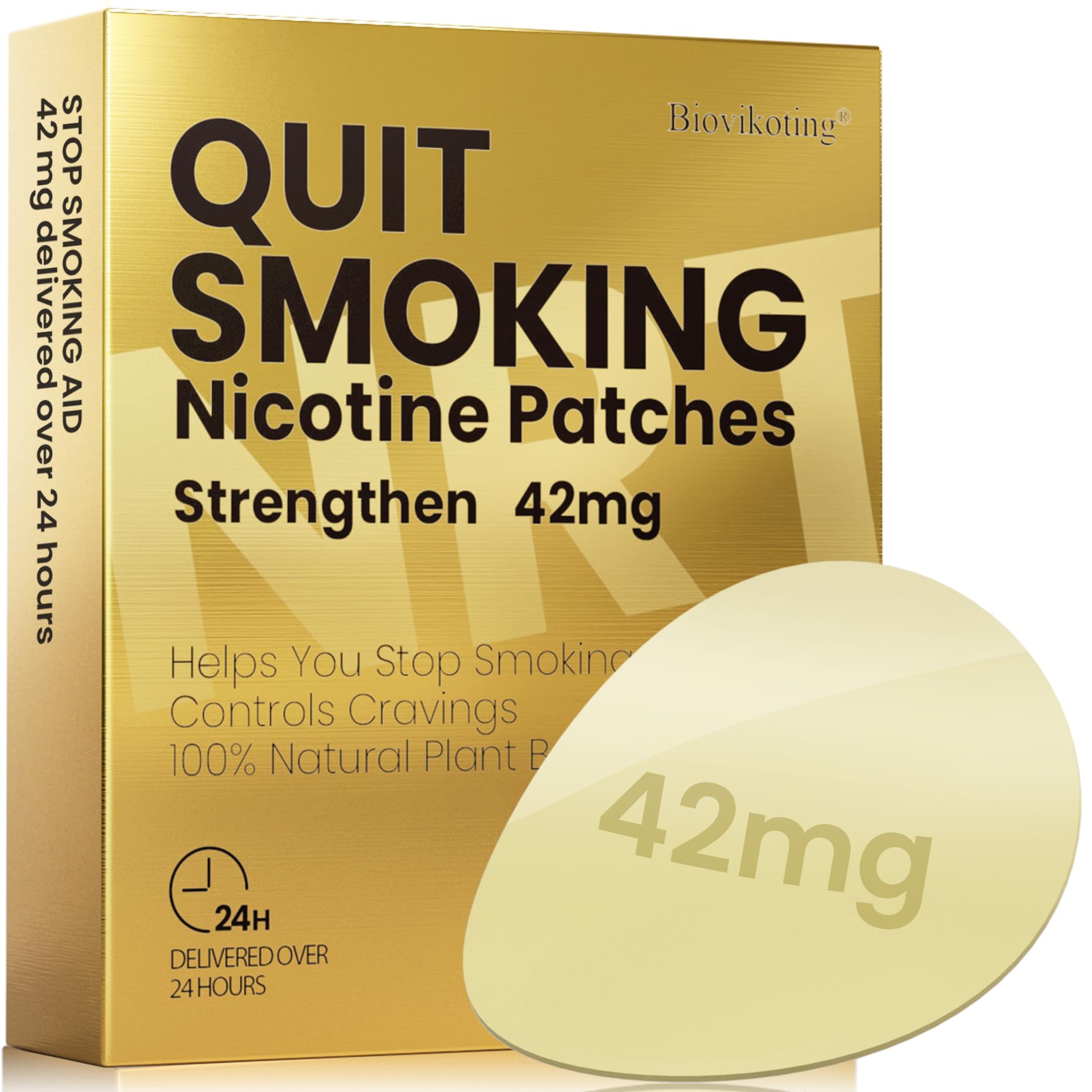 Quit Smoking Patches 42mg, Nicotine Patches Step 1, Stop Smoking Aids That Work, Anti Smoking Stickers, Delivered Over 24 Hours 