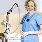 LONYEON CPAP Hose Holder - CPAP Hose Hanger for Bed Avoid Tangling and Prevent Blockage,Keeps The Air Hose Up and Away from Your